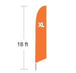 Feather Angled Flag (X-Large) Feather Angled Flag (X-Large)