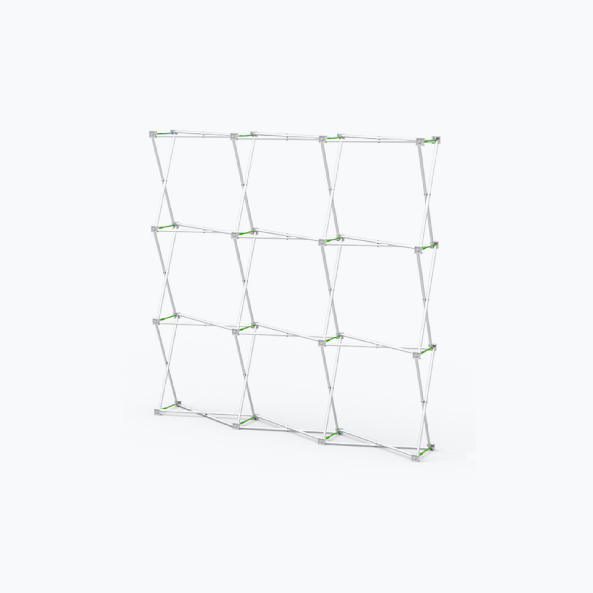8ft Straight Velcro Fabric Pop Up Display (Hardware Only)