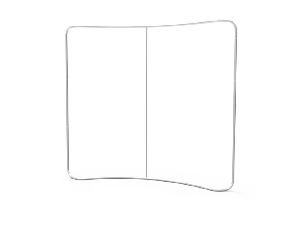 8ft Curve Tension Fabric Display (Hardware Only)