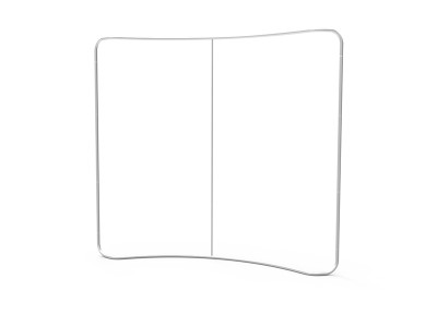 8ft Curve Tension Fabric Display (Hardware Only)