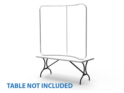 6ft Curve Tension Fabric Display (Hardware Only)