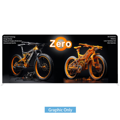 20ft Straight Tension Fabric Display