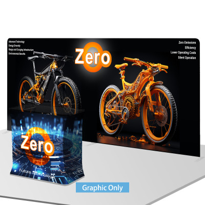 20ft Straight Tension Fabric Display