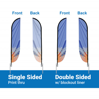 Feather Convex Flag