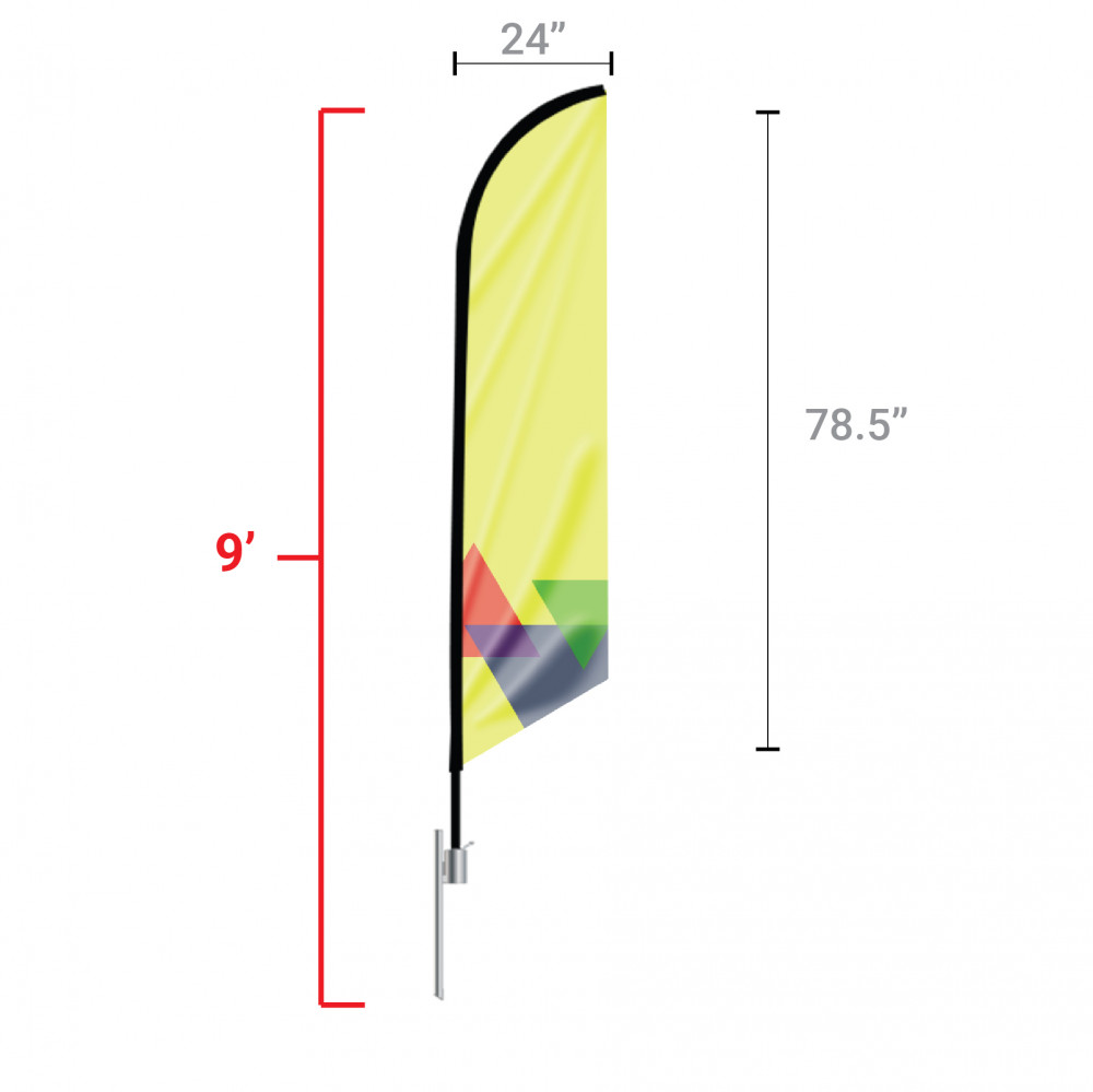 Feather Angled Flag