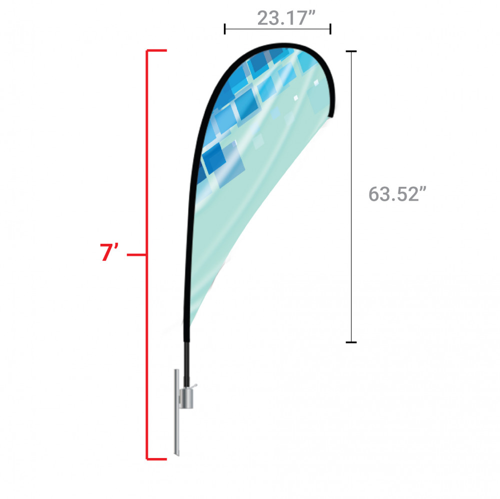 Teardrop Flag