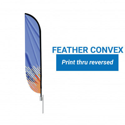 Feather Convex Flag