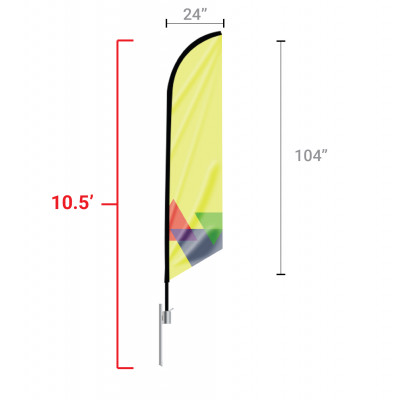 Feather Angled Flag