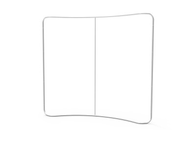8ft Curve Tension Fabric Display