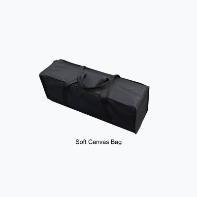 Curved Tension Fabric Display transport configuration
