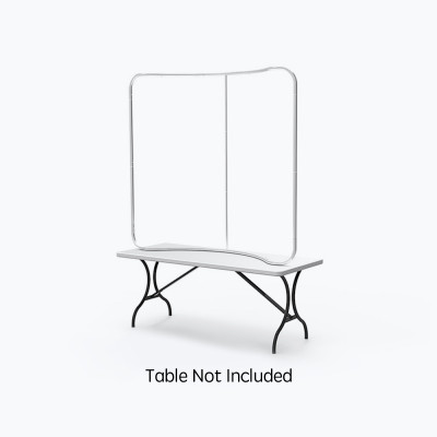 Curved Tension Fabric Display aluminum frame