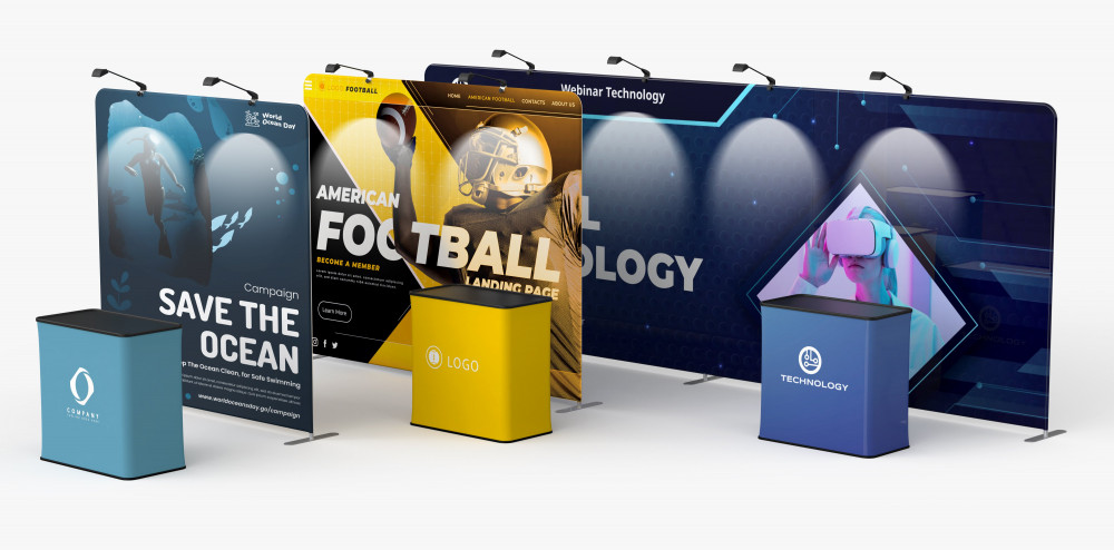 Tension Fabric Displays - Straight