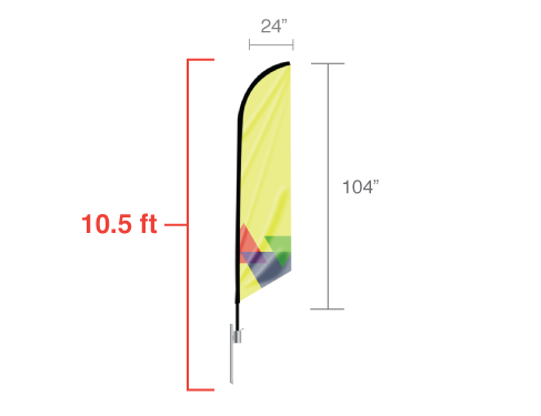 Angled Flag Medium