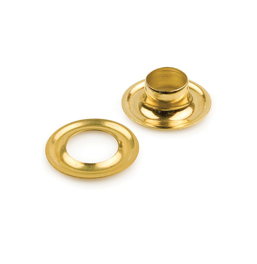 Stimpson Self-Piercing Grommets Brass # 2 3/8" S-20724 500-Pk 