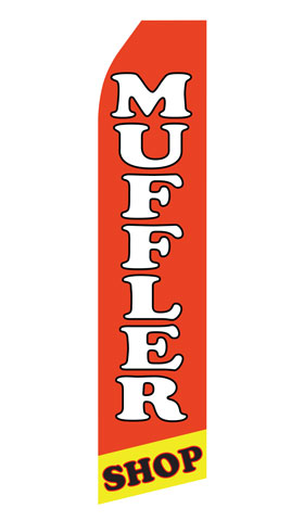 Muffler Shop Econo Stock Flag