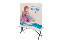 6ft Curve Tension Fabric Display