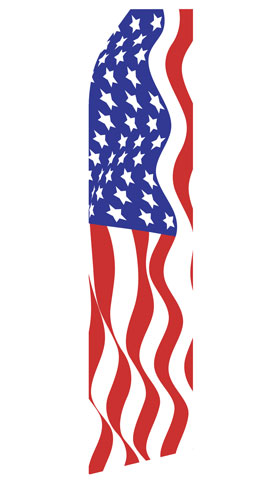 American Flag Econo Stock Flag