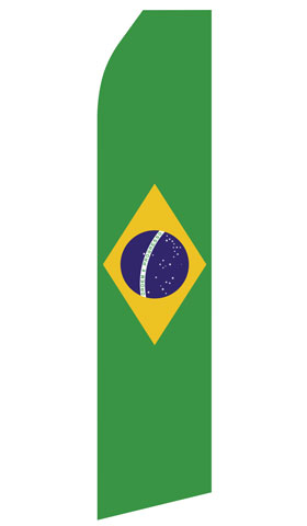 Brazilian Flag Econo Stock Flag