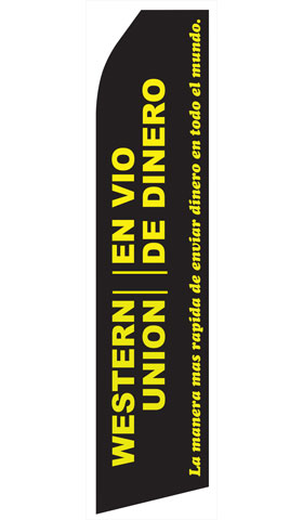 Western Union En Vio De Dinero Econo Stock Flag