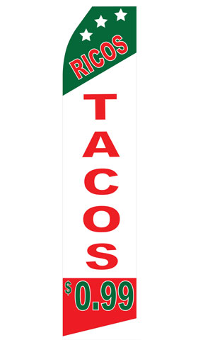 Ricos Tacos Econo Stock Flag