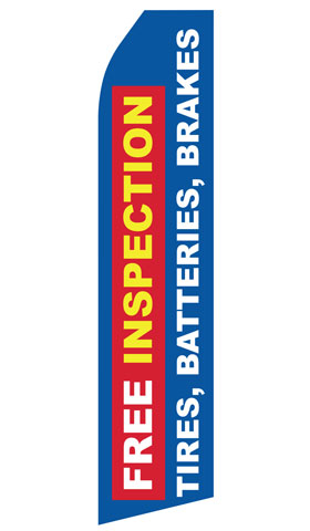 Free Inspection Tires Batteries Brakes Econo Stock Flag