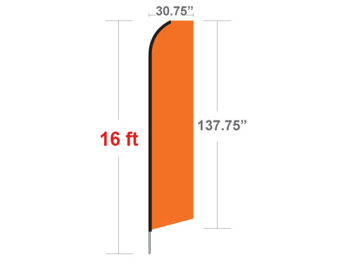 Bilingual Insurance Aseguranza Swooper Feather Flag 