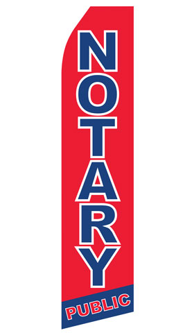 Notary Public Econo Stock Flag