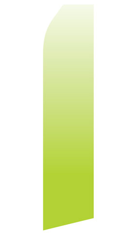 Lime Green Gradient Econo Stock Flag