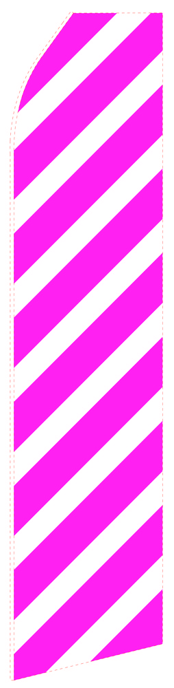 Magenta Stripe Econo Stock Flag