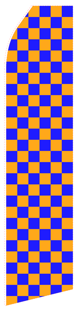 Light Magenta Chessboard Econo Stock Flag