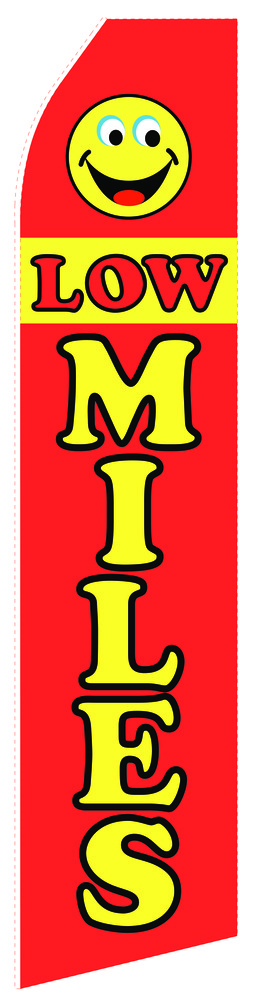 Low Miles Econo Stock Flag