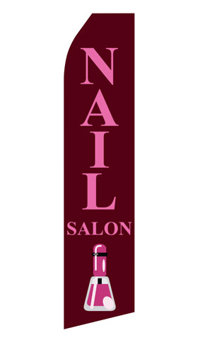 Nail Salon Econo Stock Flag