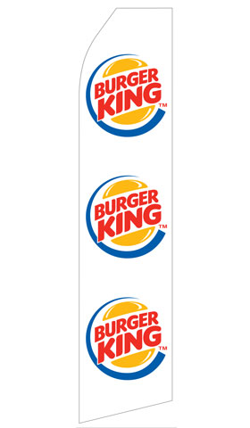 Burger King Logo Econo Stock Flag