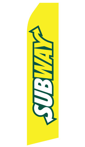 Subway Sandwiches Logo Econo Stock Flag