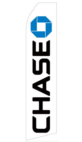 Chase Bank Logo Econo Stock Flag