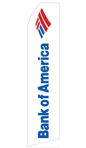 Bank of America Bank Logo Econo Stock Flag