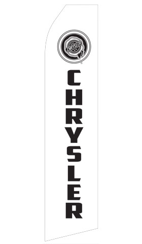 Chrysler Logo Econo Stock Flag