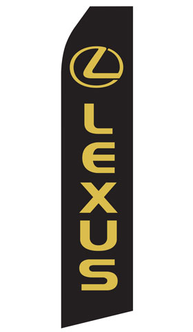 Lexus Logo Econo Stock Flag
