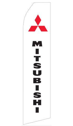 Mitsubishi Logo Econo Stock Flag