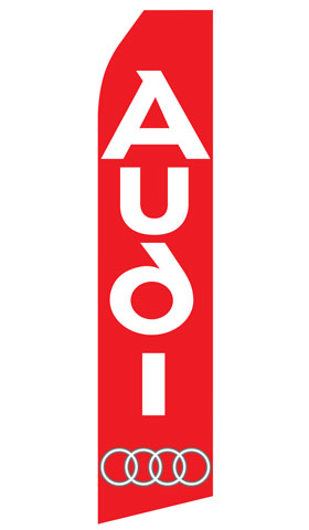 Audi Logo Econo Stock Flag