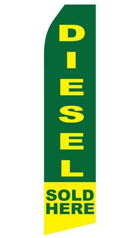Diesel Sold Here Econo Stock Flag