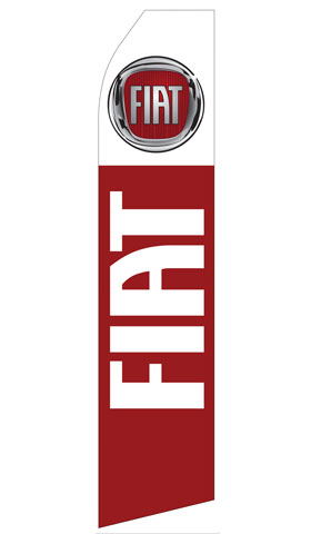Fiat Logo Econo Stock Flag