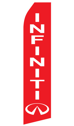 Red Infiniti Econo Stock Flag