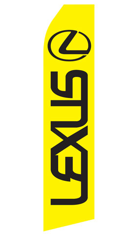 Lexus Logo Econo Stock Flag