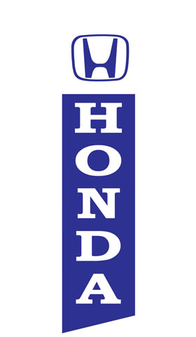 Honda Logo Econo Stock Flag