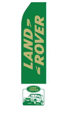 Land Rover Logo Econo Stock Flag