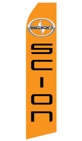 Scion Logo Econo Stock Flag