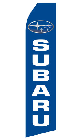 Subaru Logo Econo Stock Flag