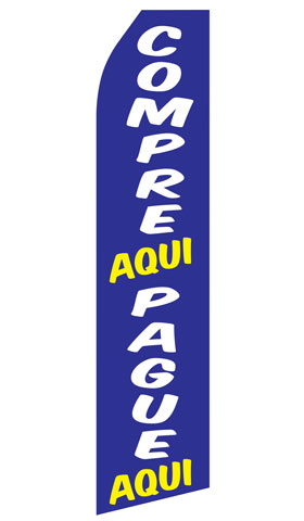 Compre Aqui and Pague Aqui Econo Stock Flag
