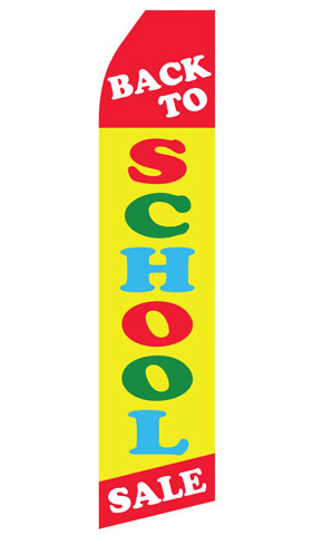 Back to School Sale Econo Stock Flag
